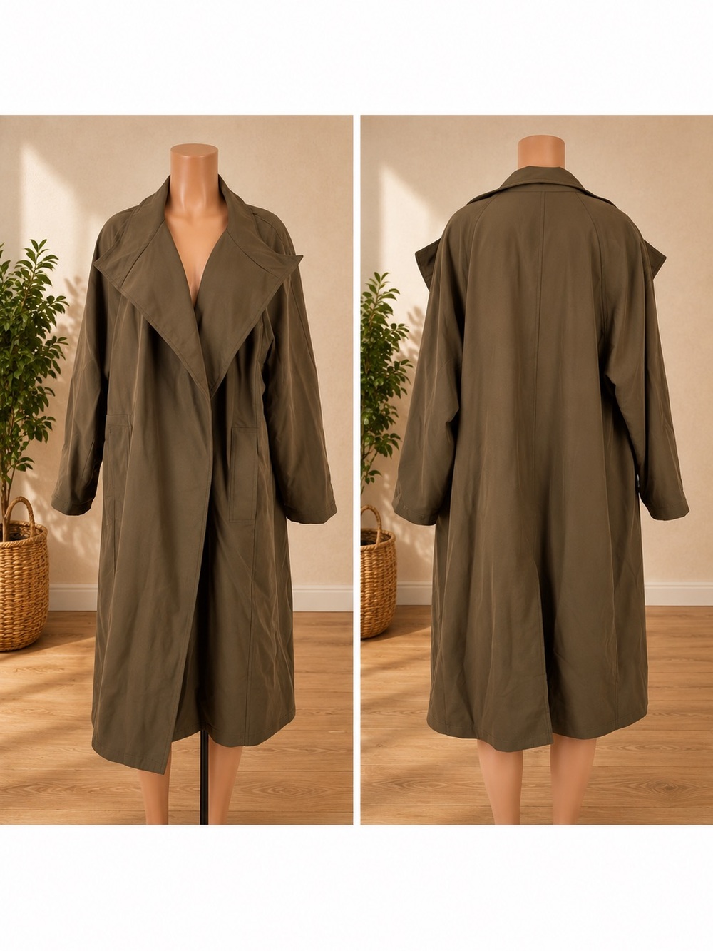 NWT OGL Move waterproof trench coat.